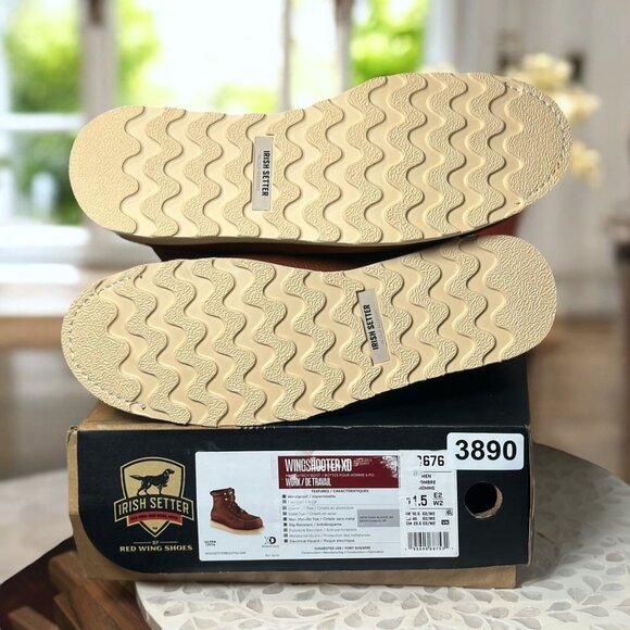 Red Wing Irish Setter Wingshooter XD Men Work Boot 11.5 E2 Waterproof EH Moc Toe - Picture 14 of 16